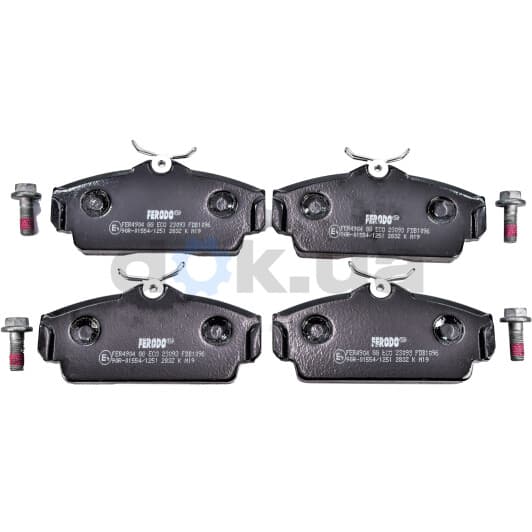 FDB1096 Ferodo Гальмівні колодки