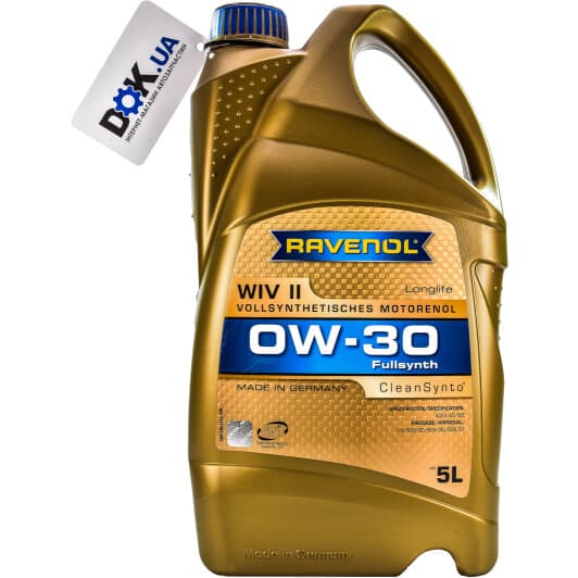 Масло Ravenol WIV II 0W-30