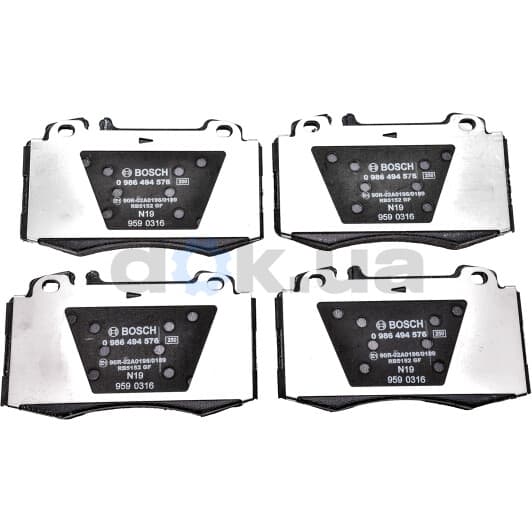 0 986 494 576 Bosch Гальмівні колодки
