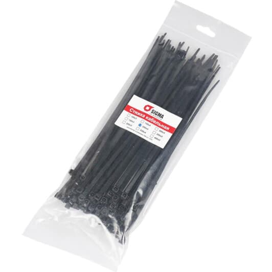 Стяжка Sigma Car Accessories 11373 200 мм 4 мм 100 шт