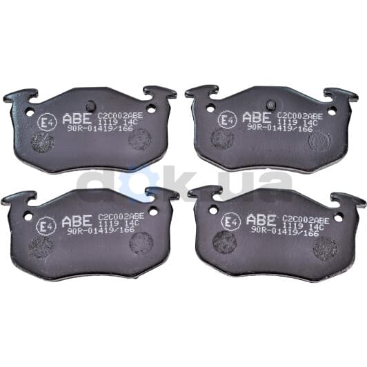 C2C002ABE ABE Гальмівні колодки