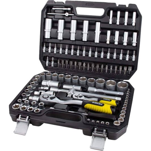 Набір бит та торцевих головок з тріскачкою Sigma 6003771 92 шт.