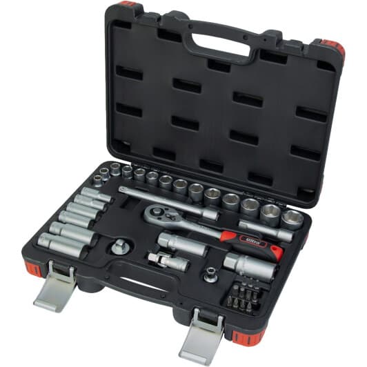 Набір бит та торцевих головок з тріскачкою Ultra 6003092 33 шт.