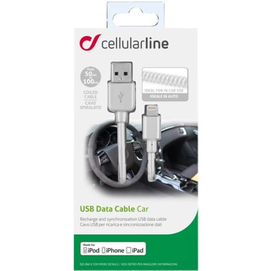 Кабель CellularLine USBDATACOIMFIIPH5 USB - Apple Lightning 1 м