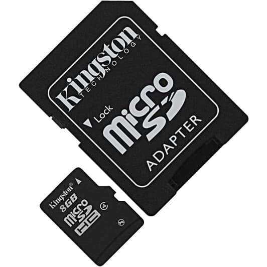 Карта памяти Kingston microSDHC 8 ГБ