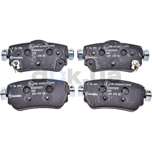 P56098 Brembo Тормозные колодки