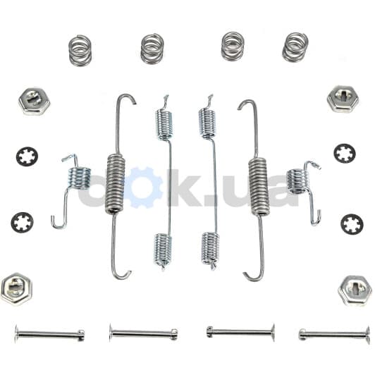 1 987 475 160 Bosch Монтажний комплект барабанних гальмівних колодок для Ford Fiesta