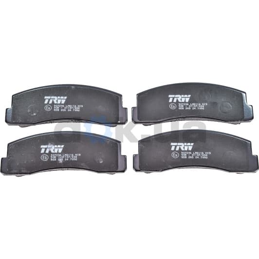 GDB265 TRW Тормозные колодки для Chevrolet Niva