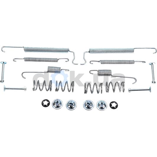 LY1046 Delphi Монтажний комплект барабанних гальмівних колодок