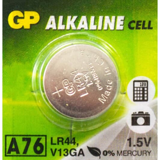 Батарейка GP 25-1067 LR44 1,5 V 1 шт