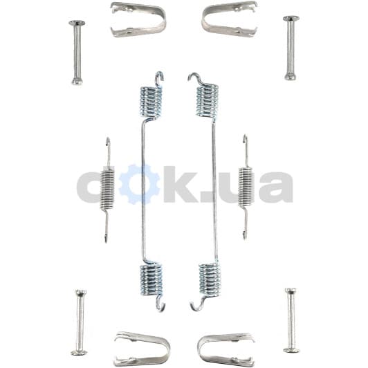 105-0883 Metzger Монтажный комплект барабанных тормозных колодок