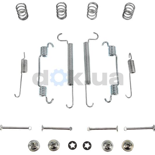 LY1241 Delphi Монтажний комплект барабанних гальмівних колодок