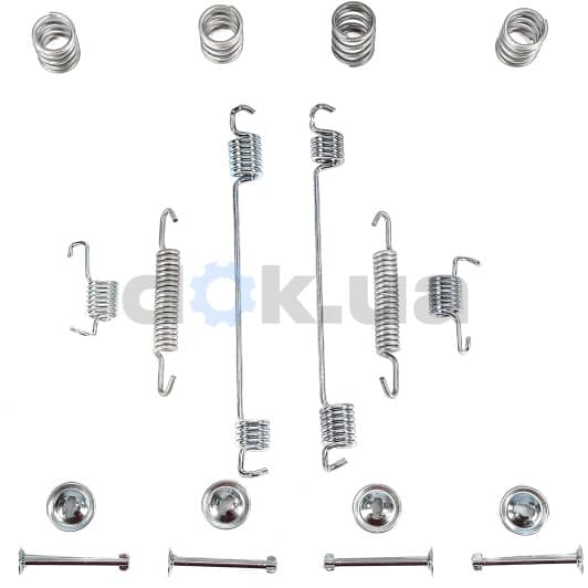 LY1061 Delphi Монтажный комплект барабанных тормозных колодок