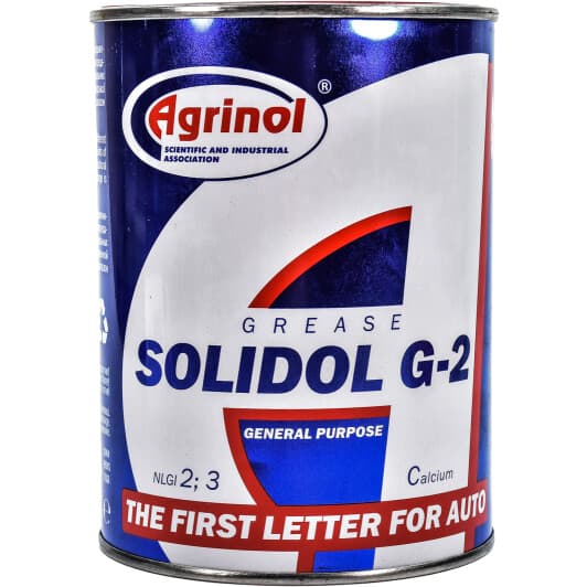 Agrinol Solidol G-2 кальциевая смазка, 800 мл (101727)