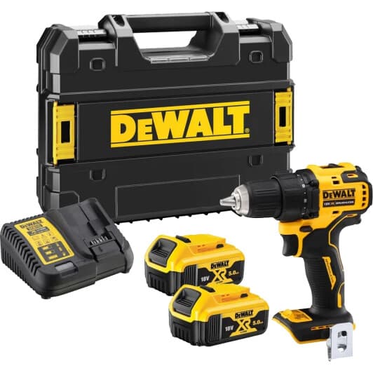 Шуруповерт DeWALT аккумуляторный DCD708P2T (2 аккумулятора + ЗУ + чехол)