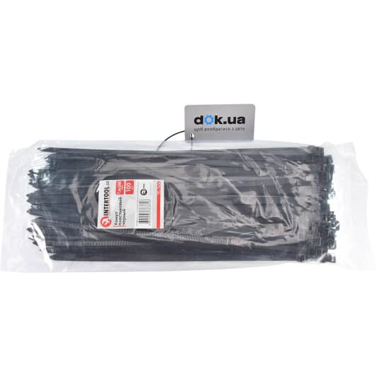 Стяжка Intertool TC-7636 350 мм 7,6 мм 100 шт