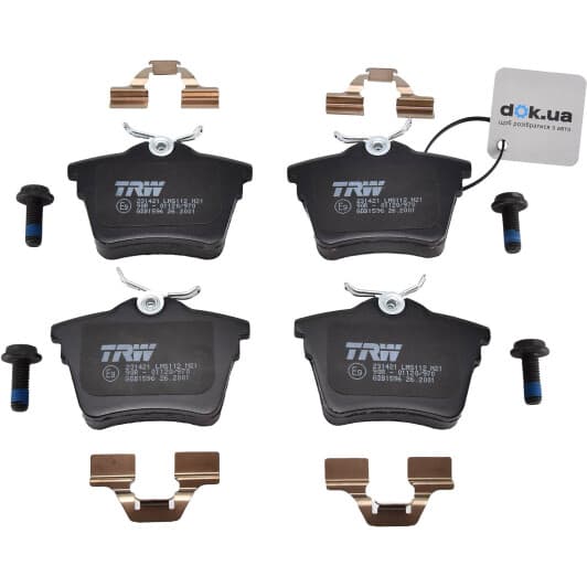 GDB1596 TRW Гальмівні колодки