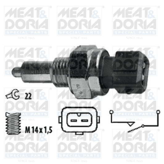 36003 Meat & Doria Вимикач ліхтарів заднього ходу