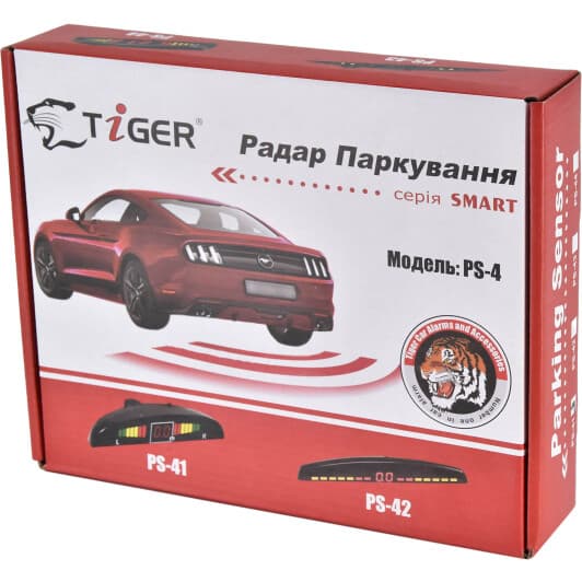 Парктронік Tiger PS-41 з чорними датчиками 4 шт.