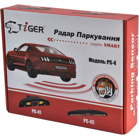 Парктронік Tiger PS-44 з чорними датчиками 4 шт.