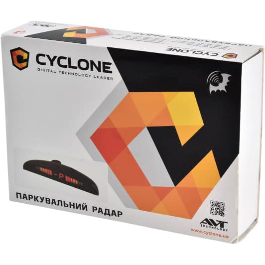 Парктроник Cyclone SK-4T2 с черными датчиками 4 шт.