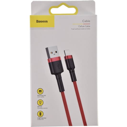 Кабель Baseus Cafule CALKLF-C09 USB - Apple Lightning 2 м
