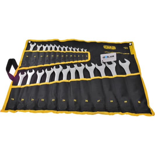 Набор ключей рожково-накидных Сила 201151 6-32 мм 25 шт