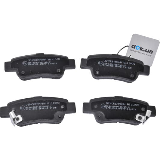 B111008 Denckermann Тормозные колодки для Honda CR-V