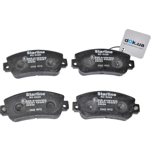 BDS026 Starline Тормозные колодки