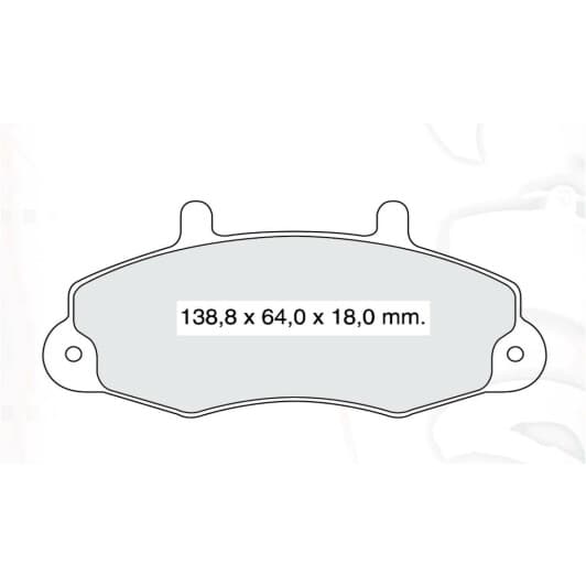 D837E DAfmi Тормозные колодки