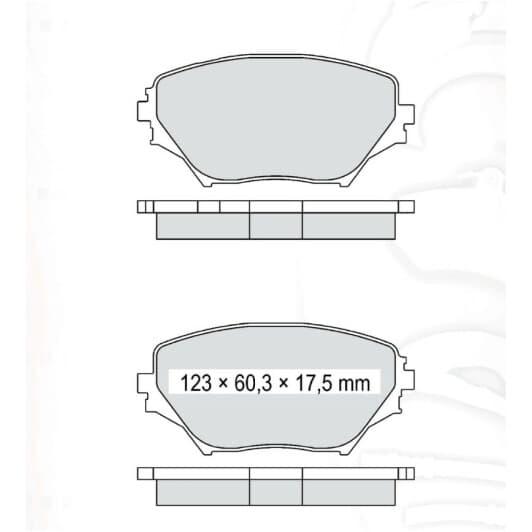 D215E DAfmi Тормозные колодки