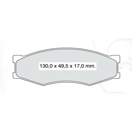 D415EI DAfmi Тормозные колодки