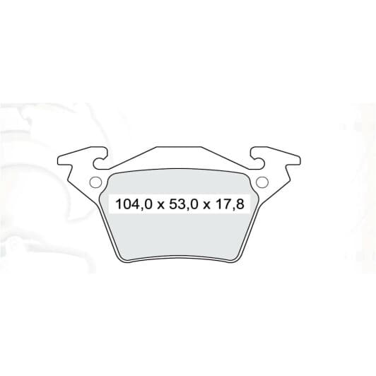 D187E DAfmi Тормозные колодки