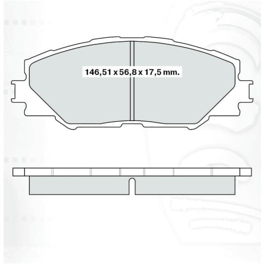 D182E Intelli Комплектующие дисковых тормозных колодок