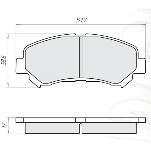 D514E Intelli Тормозные колодки