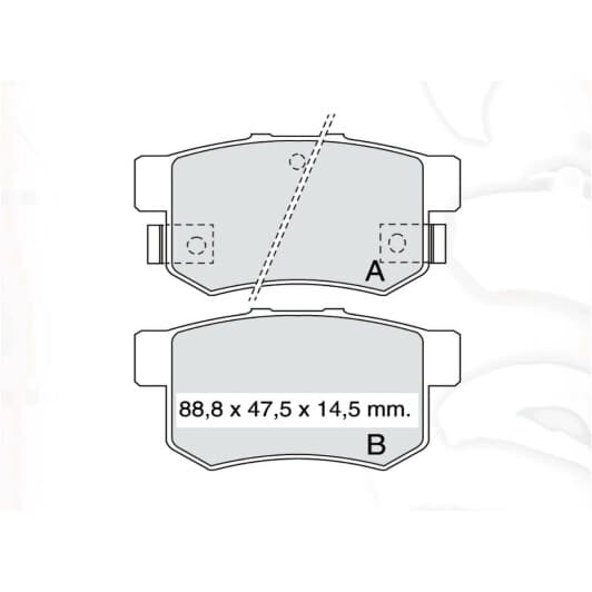 D751E DAfmi Тормозные колодки