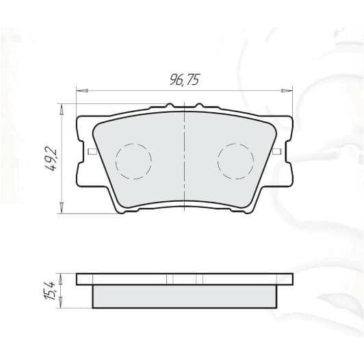 D136E DAfmi Тормозные колодки