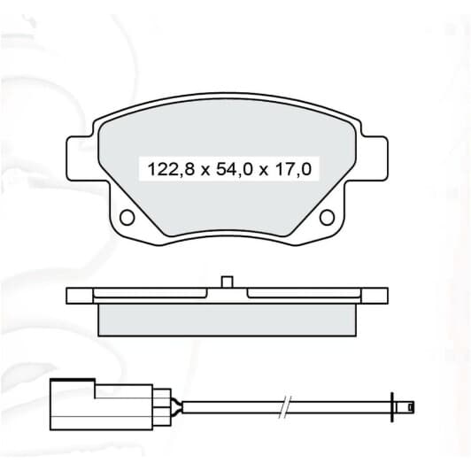 D212EI DAfmi Тормозные колодки
