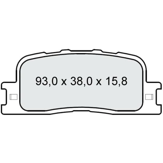 D230E DAfmi Гальмівні колодки