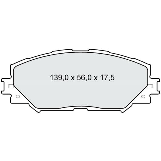 D240E DAfmi Тормозные колодки