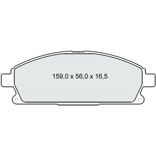 D244E DAfmi Тормозные колодки