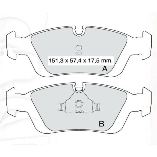 D720EI DAfmi Тормозные колодки