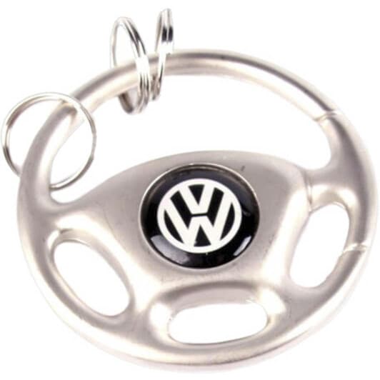 Брелок AutoTechteile с логотипом Volkswagen серый STEERINGVW