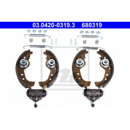 03.0420-0319.3 ATE Тормозные колодки