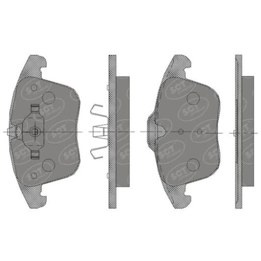 sp471pr SCT Germany Тормозные колодки