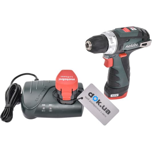 Шурупокрут Metabo акумуляторний PowerMaxx BS Basic (2 акумулятори + ЗП)