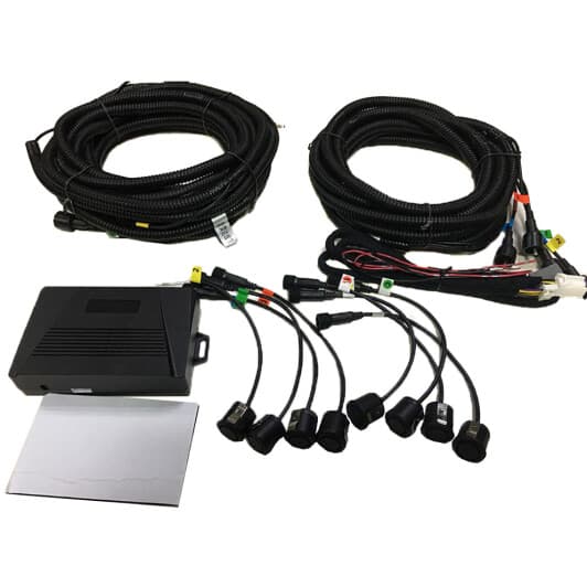 Штатный парктроник Brees HD-CRV-17-19 8S Honda с черными матовыми датчиками