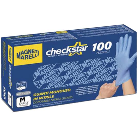 Перчатки бытовые Magneti Marelli нитриловые синий