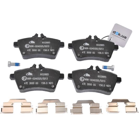 13.0460-2885.2 ATE Тормозные колодки для Mercedes A-Class