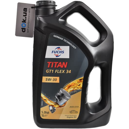 Fuchs Titan GT1 Flex 34 5W-30 (5 л) моторное масло